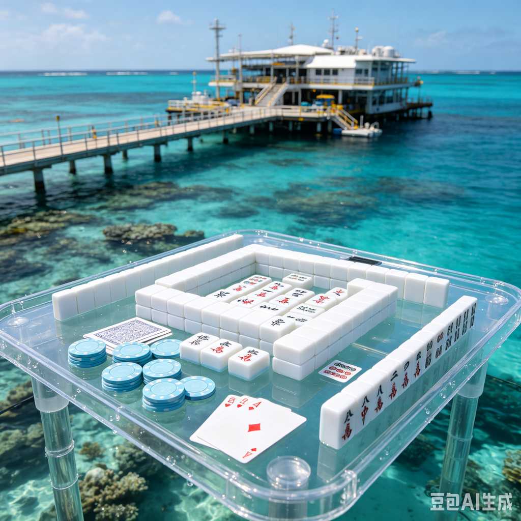 carved pattern mahjong set