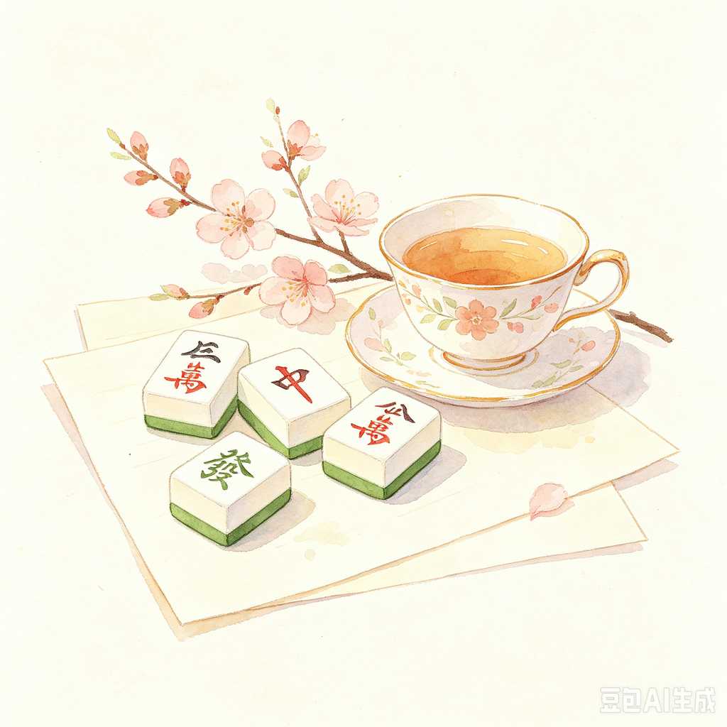 mahjong game set